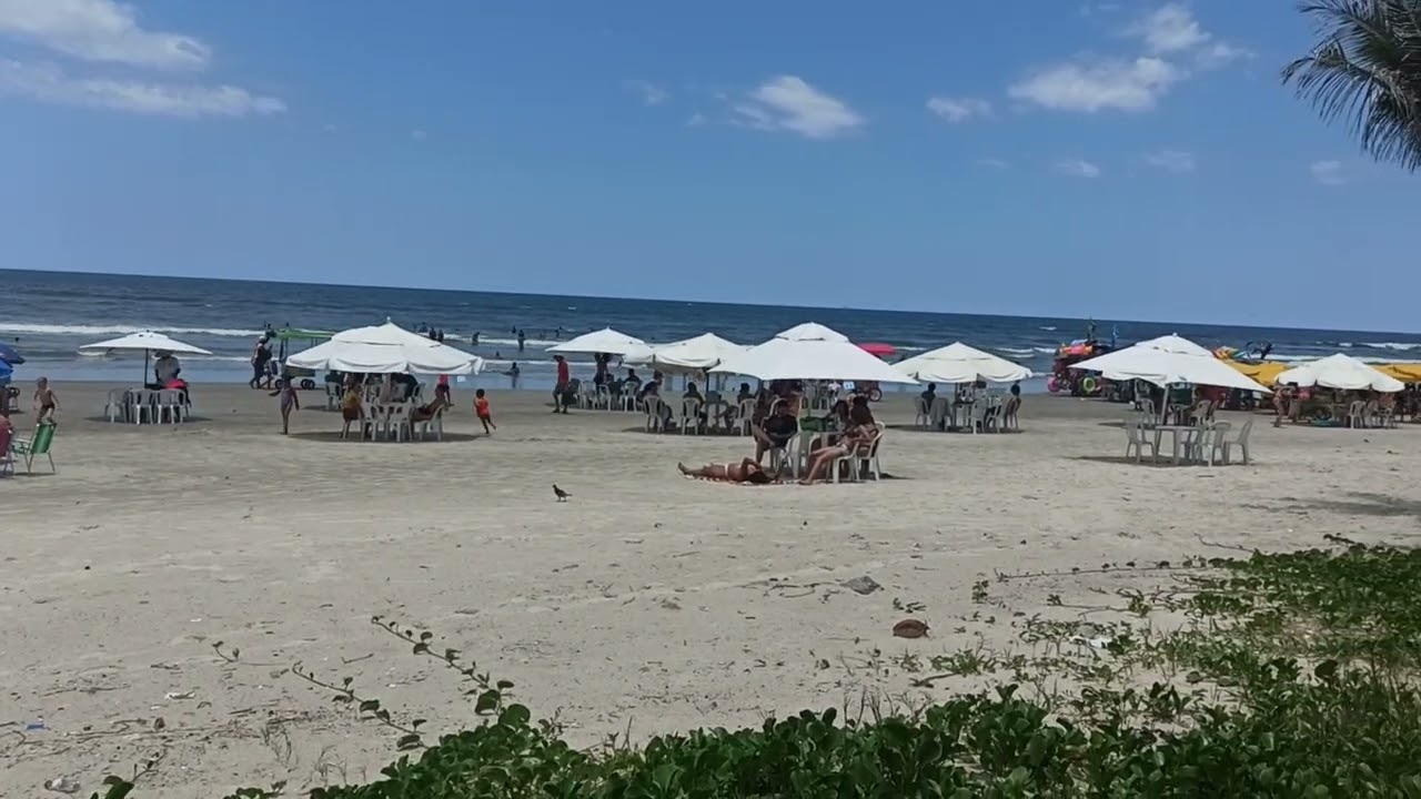 Praia do Centro de Mongaguá -SP 