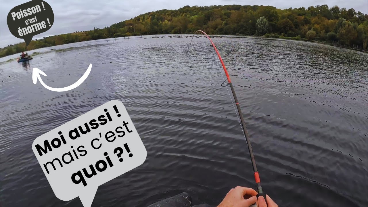 GROS BROCHET + SURPRISE ! Pêche du carnassier au leurre en float tube !  