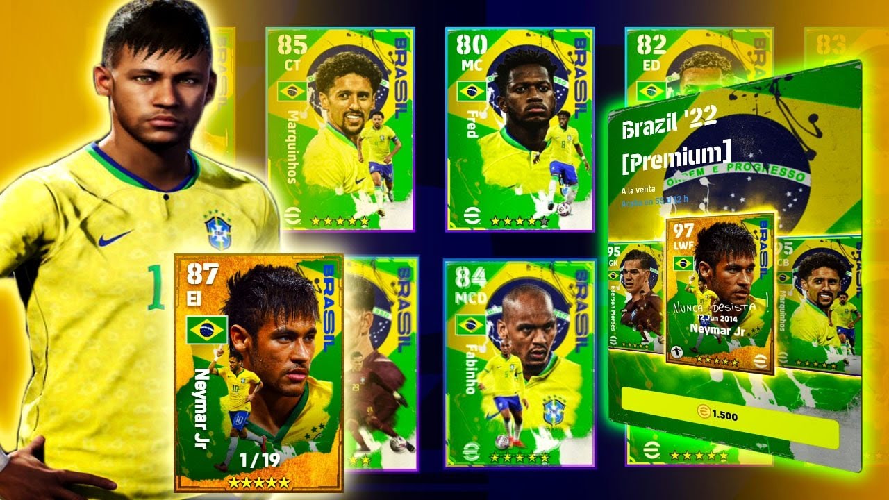 😱 ¡¡COMPRO a NEYMAR ÉPICO *BIG TIME* del PACK de BRASIL!! Efootball 2023