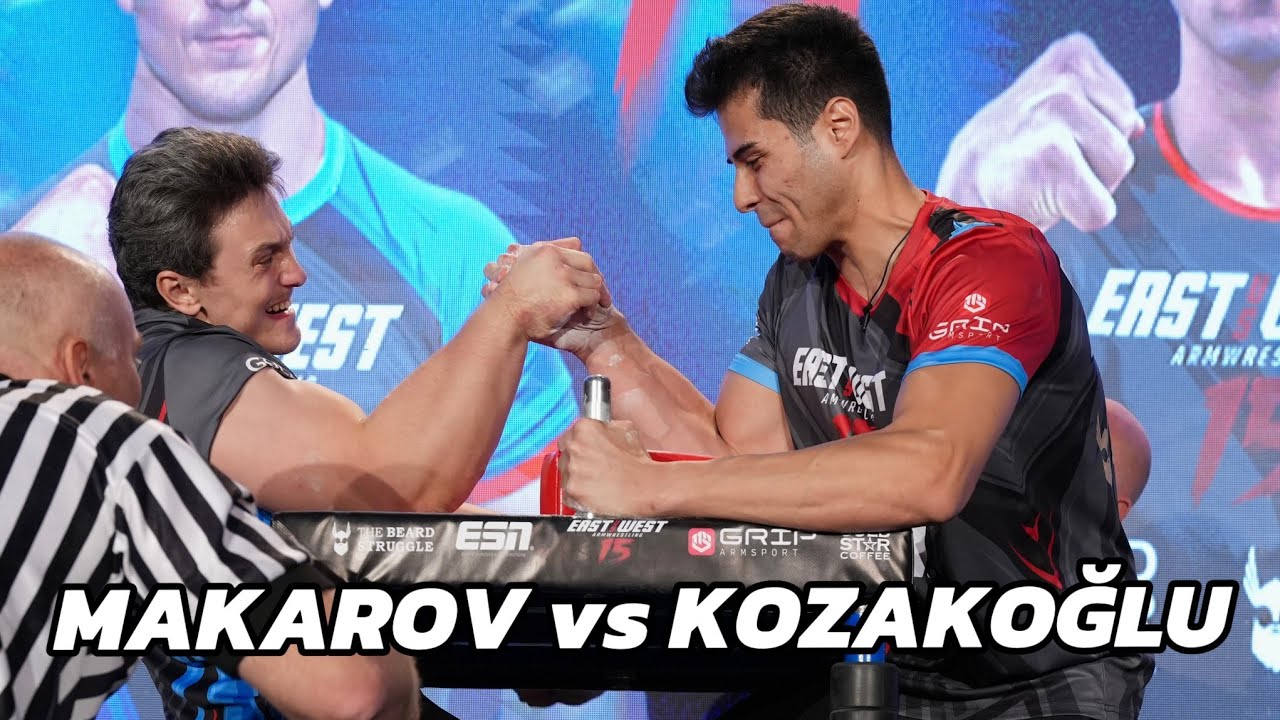 Артур Макаров vs Омер Фарук Козакоглу — Восток против Запада, 15, правая рука, 77 кг, матч за тит...