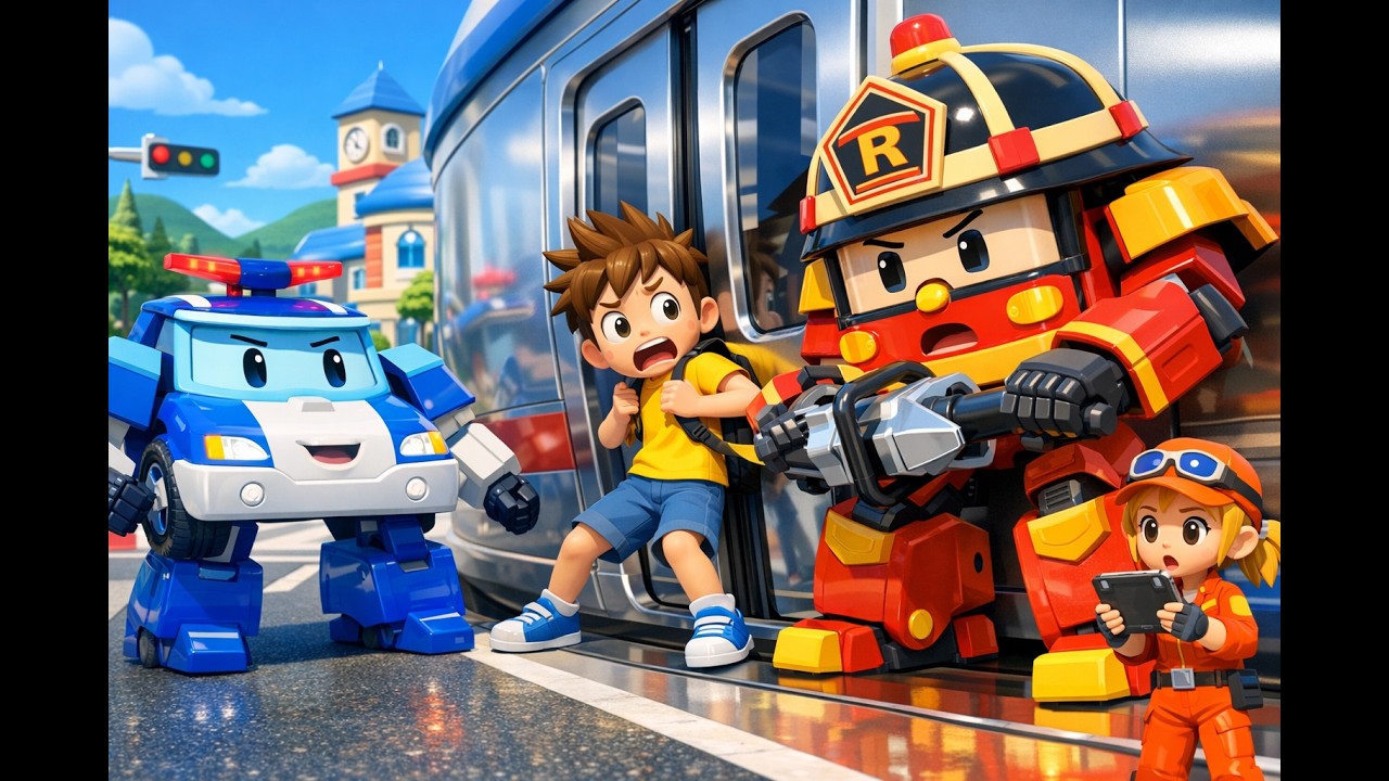 Subway Door Danger│Public Transport Safety Series 🚔 | Robocar Poli | Kids Cartoons