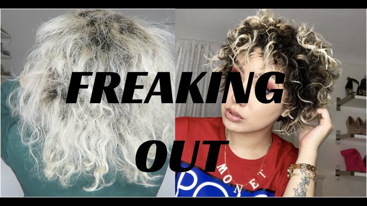 Huge Curly Hair Chop ( Before and After )