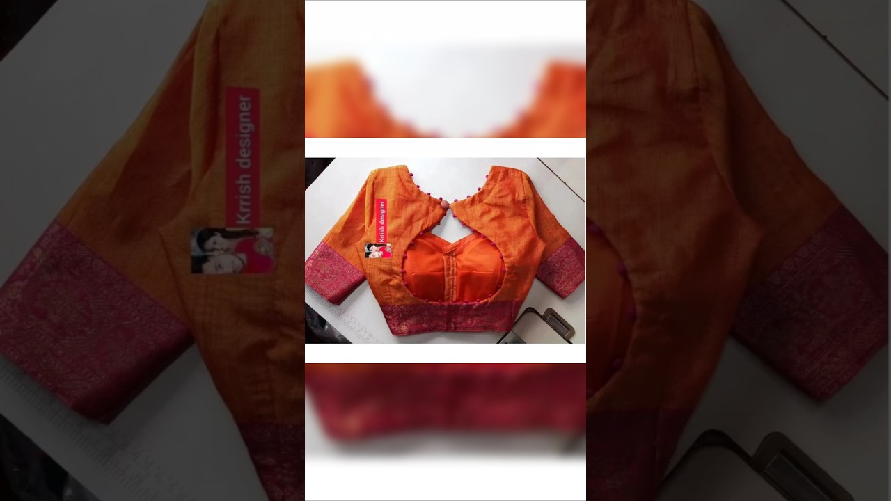 💓latest blouse back neck designs 2024/blouse designs 2024#blousekidesign#blouse#shortsviral#trending