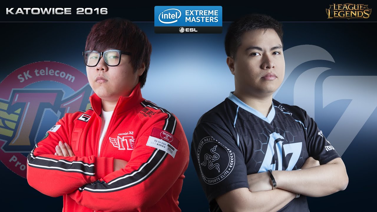 League of Legends - SKT vs. CLG - IEM Katowice 2016 - Group B