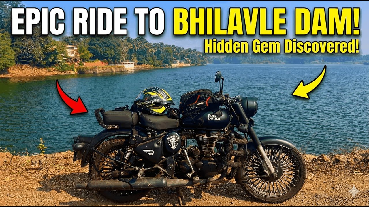This Karjat Ride Took Me to a Hidden Dam 🌿 | Bhilavle Dam