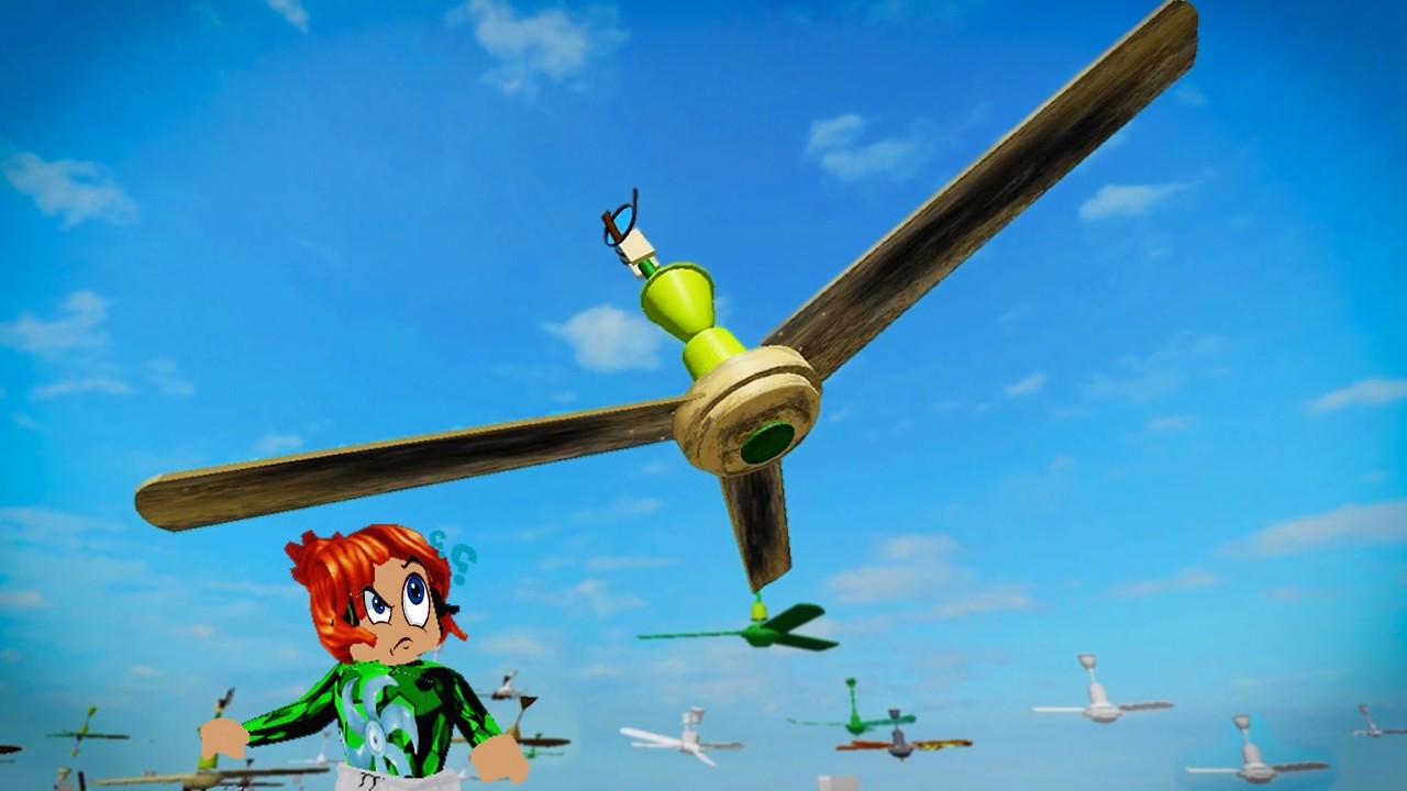 CUIDADO COM ESSES VENTILADORES DE TETO NO ROBLOX! ⚠️💥 | CEILING FAN DESTRUCTION