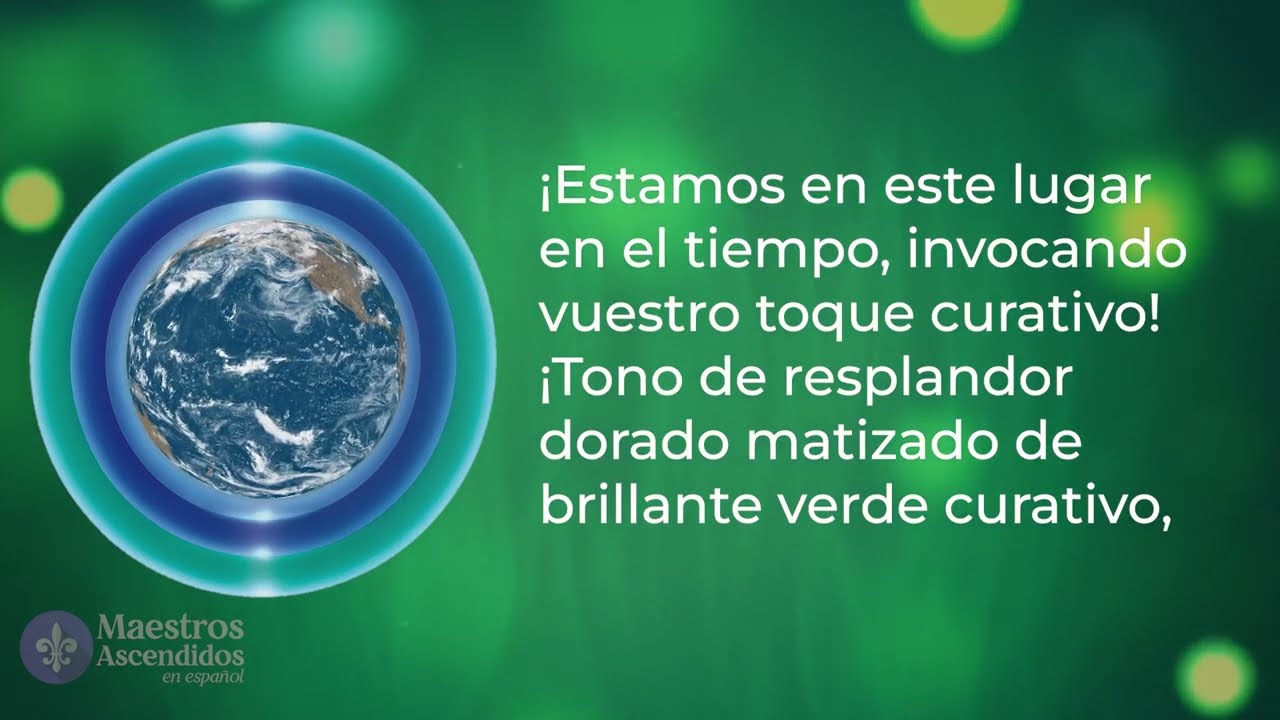 DECRETOS de RAYO VERDE de CURACIÓN | 30 MINUTOS | Día Miércoles // MAESTROS ASCENDIDOS en Español.