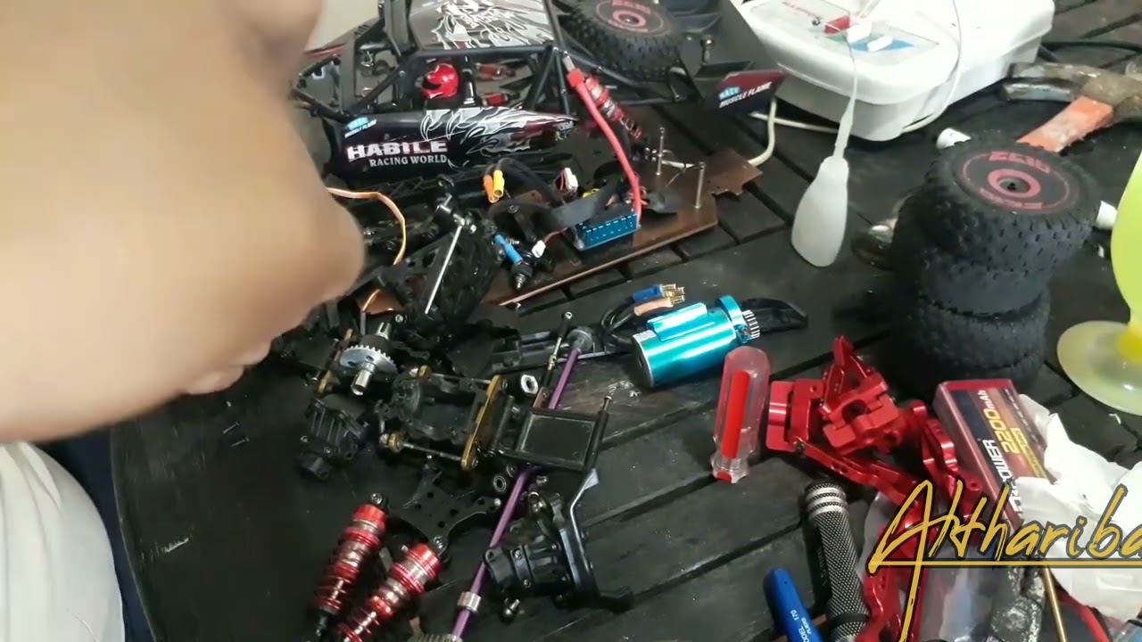 Upgrade Wltoys 124016 setelah crash parah..