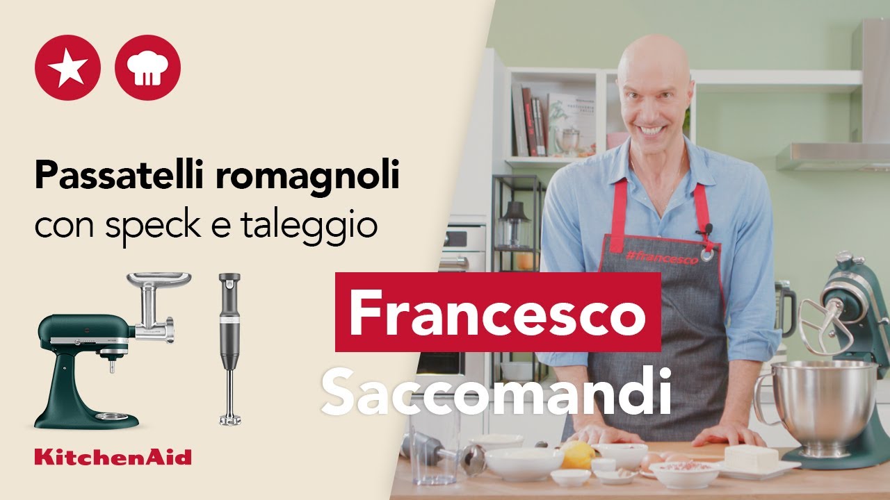 Passatelli romagnoli con speck e taleggio | Ricetta di Francesco Saccomandi | KitchenAid Italia