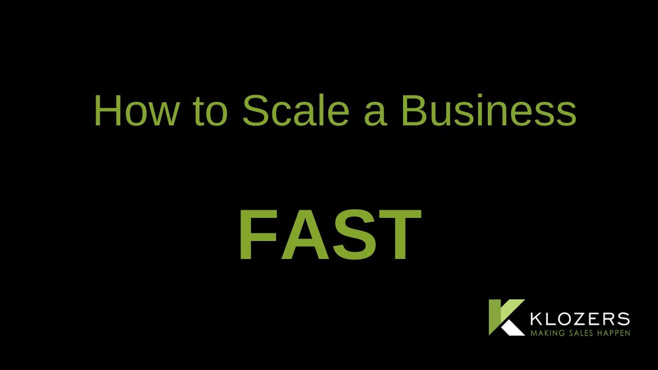 How to Scale a Business Fast