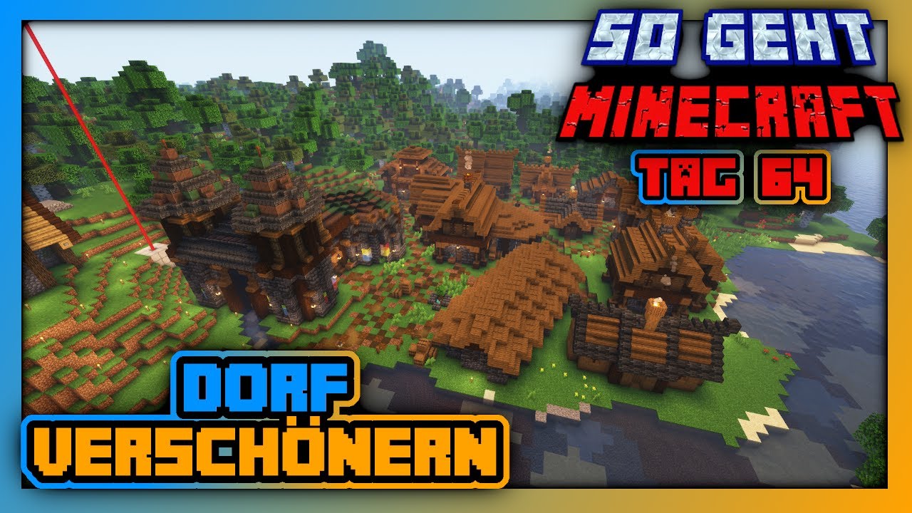 Wie verschönert man ein Dorf in Minecraft 1.21 🔸 Minecraft Dorf Bauen 🔸 So geht Minecraft - Tag 64