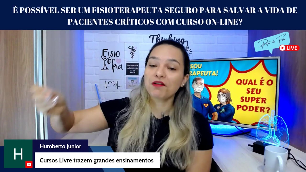 É possível ser um Fisio seguro para salvar vidas de pacientes críticos com um curso on-line?