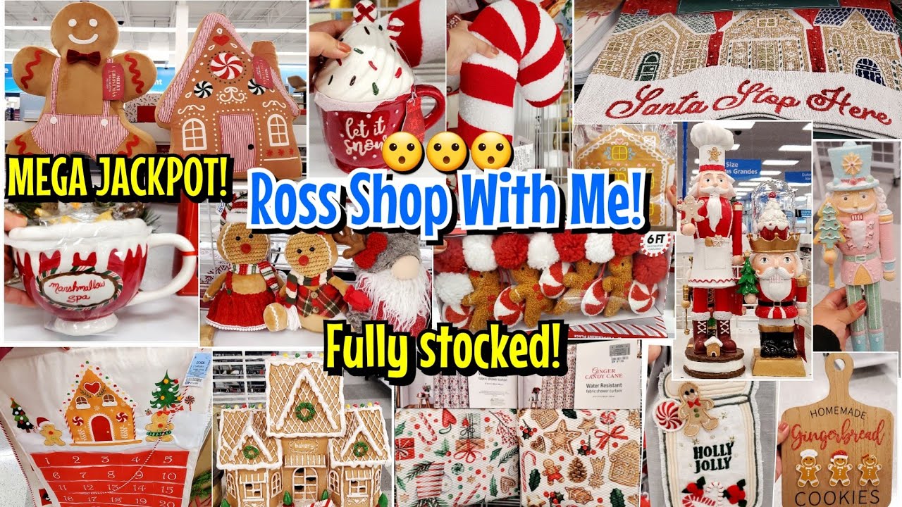 MEGA JACKPOT ROSS SHOP WITH ME! GINGERBREAD CHRISTMAS 2023 🎅🏻🎄