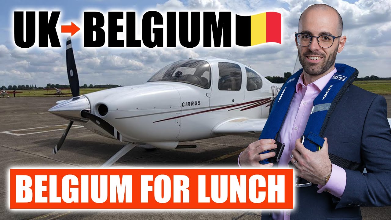 UK to Belgium (Kortrijt) Flight in a Cirrus SR20!
