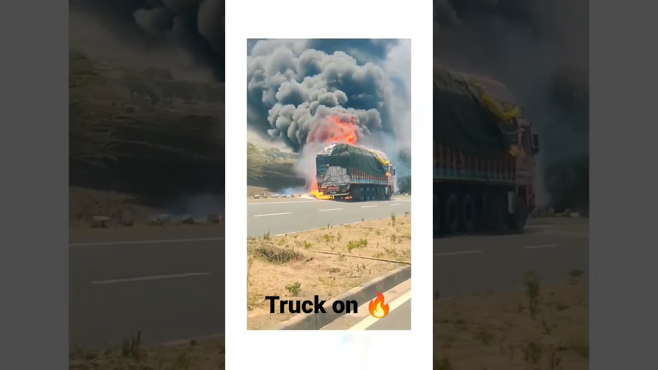 indore Ahmedabad Highway truck live accident 2024 truck driver life