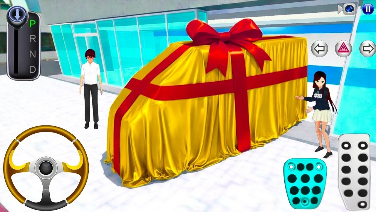 3D Driving Class NEW Gift Car Reveal 🎁 Golden Wrapped Car Surprise | Realistic Driving Gameplay USA