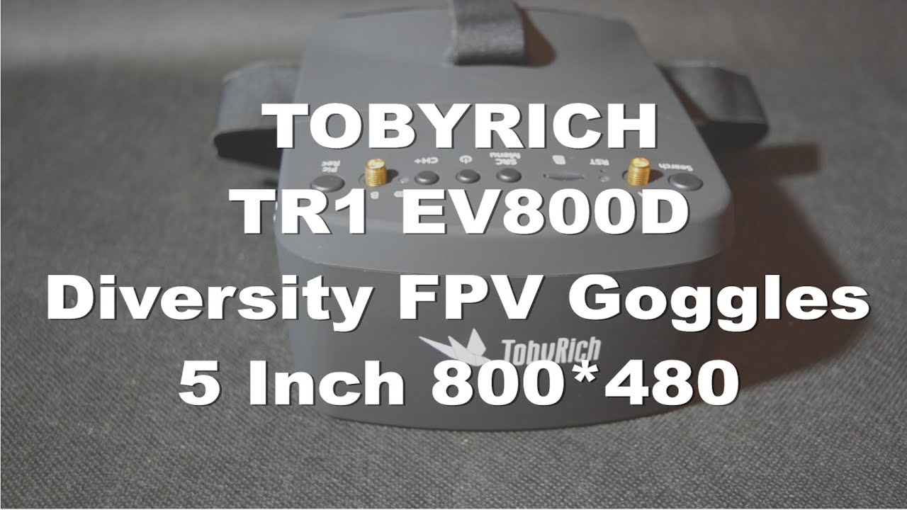 TOBYRICH TR1 Diversity FPV Goggles - Recensione e test