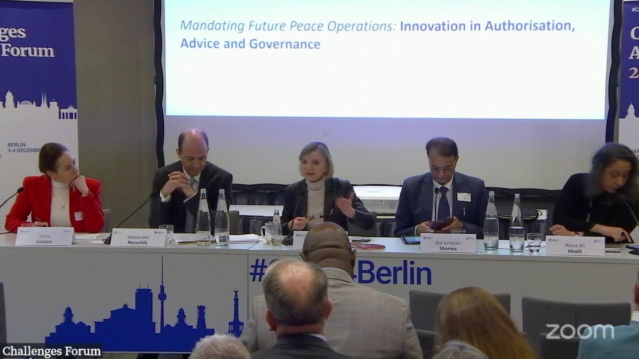 Mandating Future Peace Operations: Innovation in Authorisation, Advice and Governance