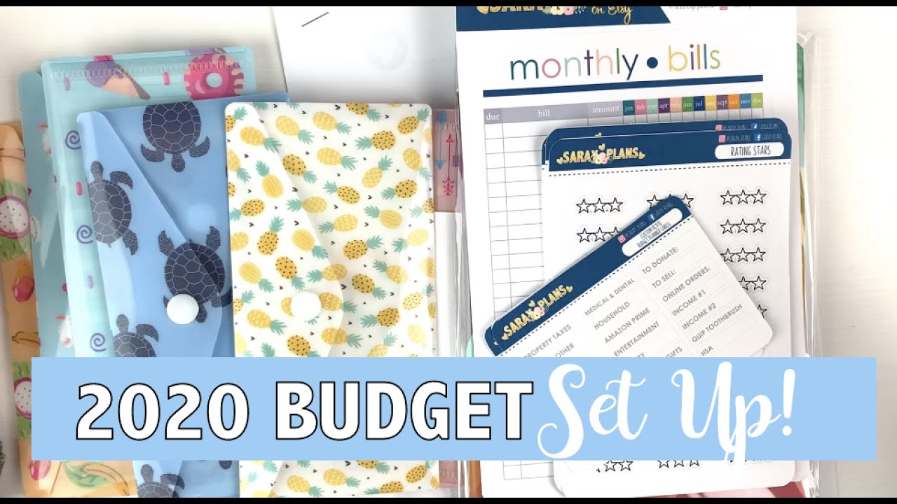 Erin Condren: Petite Budget Book Set Up 2020!