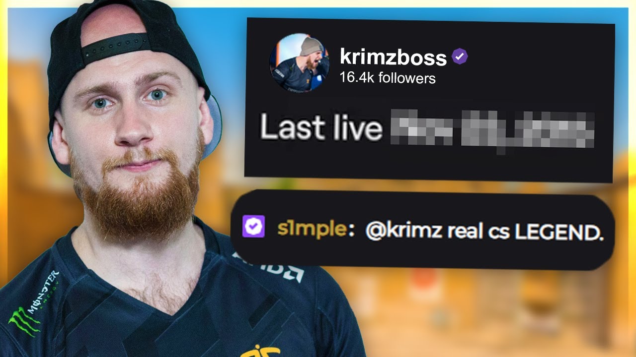 When KRIMZ used to stream...