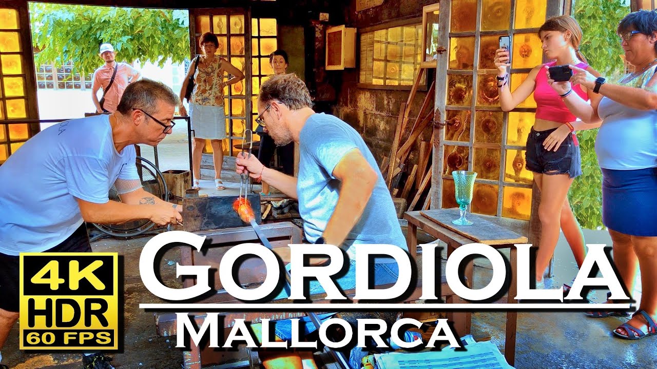 GORDIOLA | Algaida | Mallorca | Glass factory | Spain | 4K 60fps UHD 💖 Best places 👀 walking tour