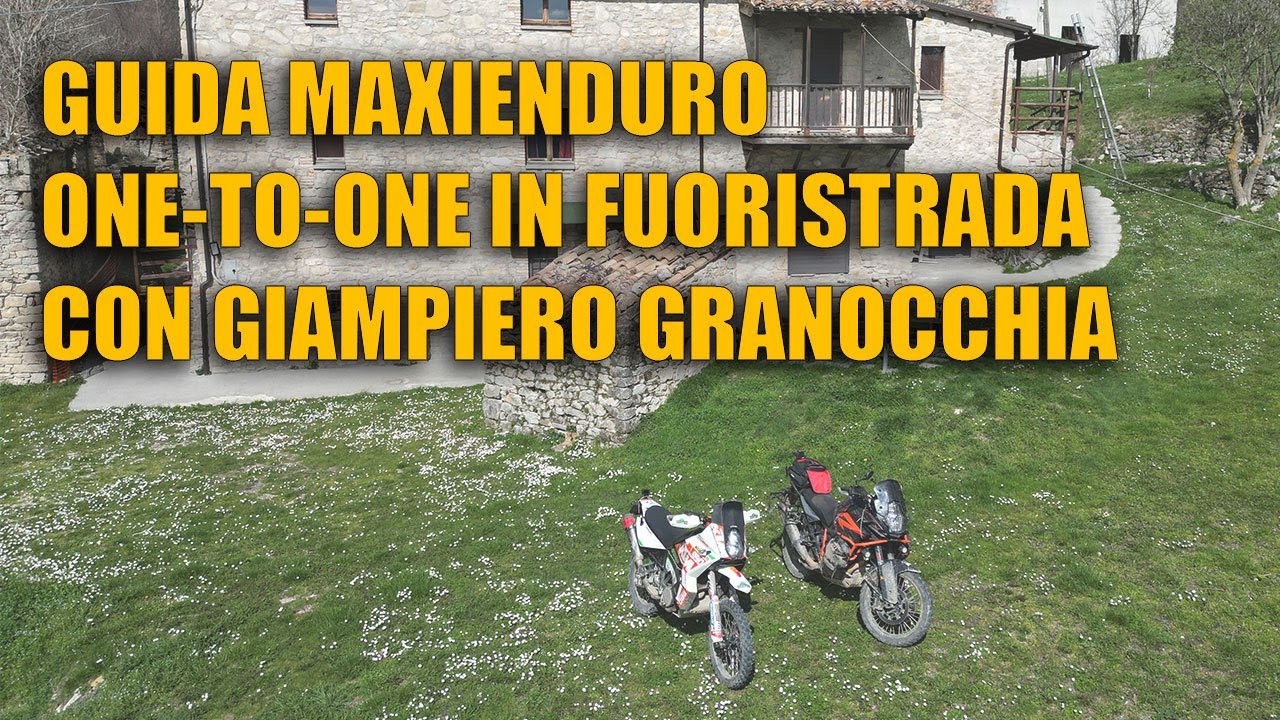 Guida maxienduro off-road one-to-one con Giampiero Granocchia