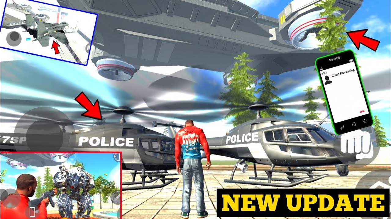Finally Indian Bike Driving 3D New Update All New Cheat Code🤑| Helicopter+Robot Cheat Code|igs gamer