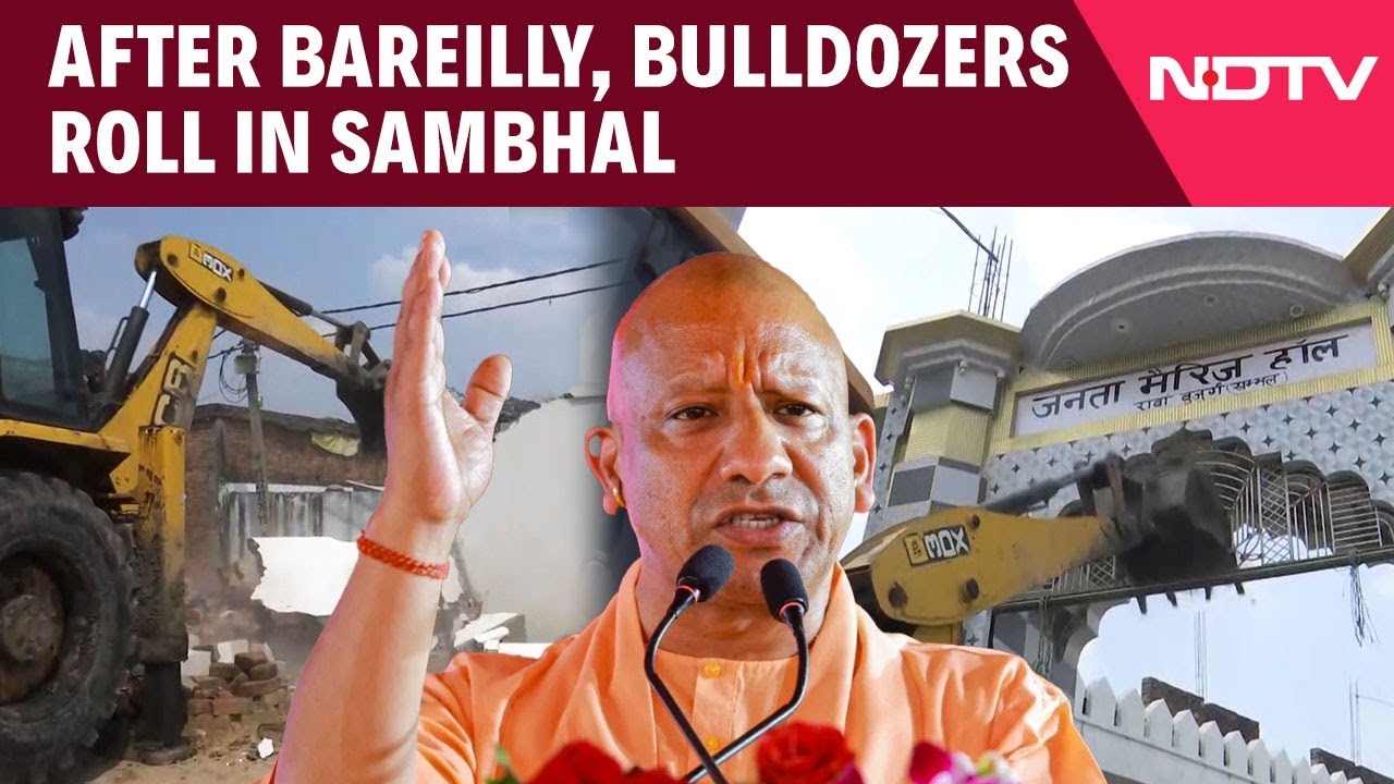 Sambhal Mosque | Bulldozers Reach Sambhal: Marriage Hall Razed, Mosque Gets 4-Day Reprieve