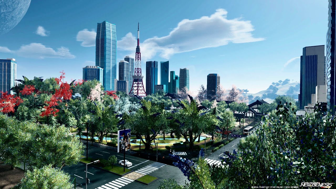 【クリエイティブスペース】東京タワーの見える芝公園を作ったよー。Ver.2.0【PSO2NGS】