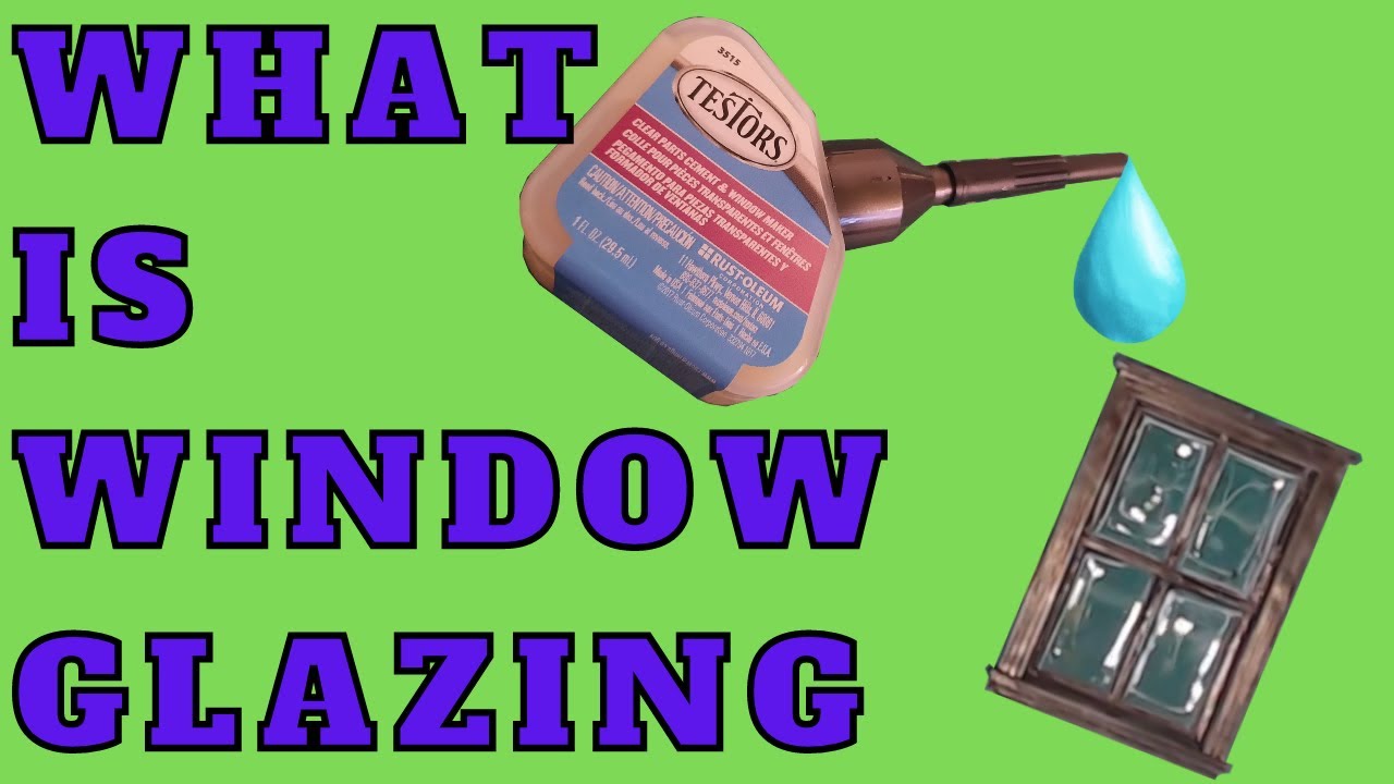 Window Glazing for model windows
