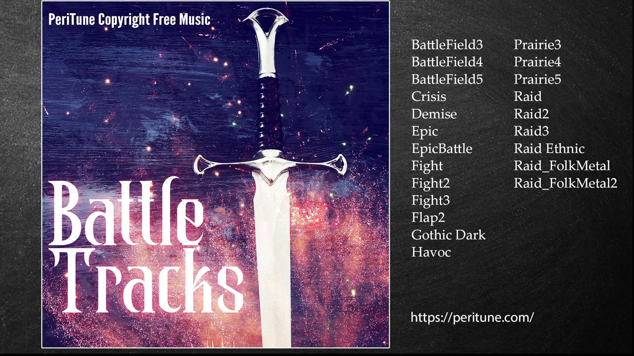 【無料フリーBGM】バトル曲素材集「Battle Tracks」