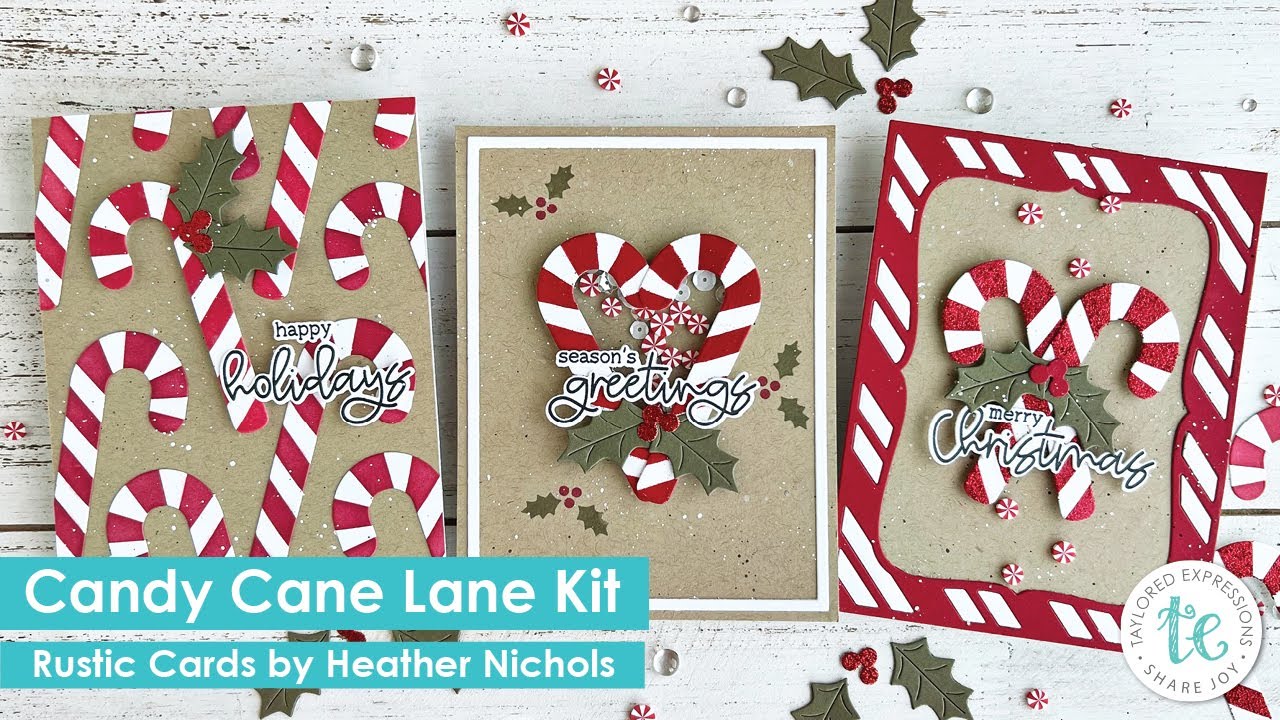 Rustic Holiday Cards | Candy Cane Lane | Taylored Expressions