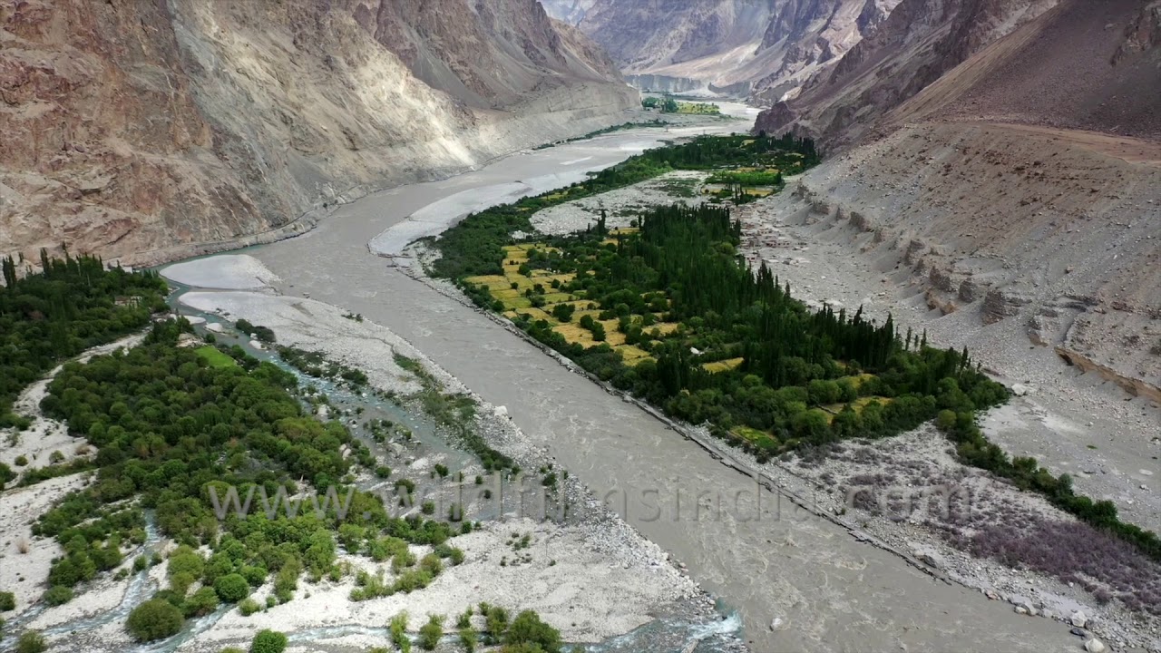 Lies on the border of India and Gilgit-Baltistan, a paradise called Turtuk | Aerial view | Leh, J&K