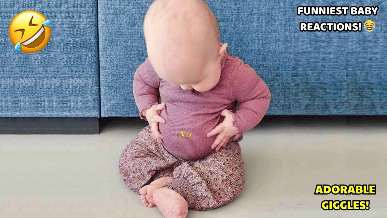 Baby Reactions That Will Make You Laugh Instantly 😂 Cutest Funny Moments 2025!