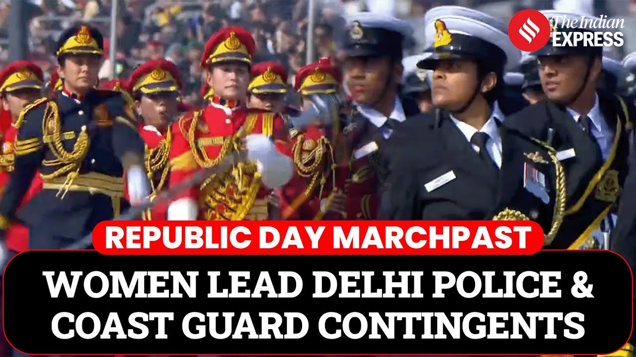 Women Command Delhi Police Band & Indian Coast Guard Contingents on Republic Day