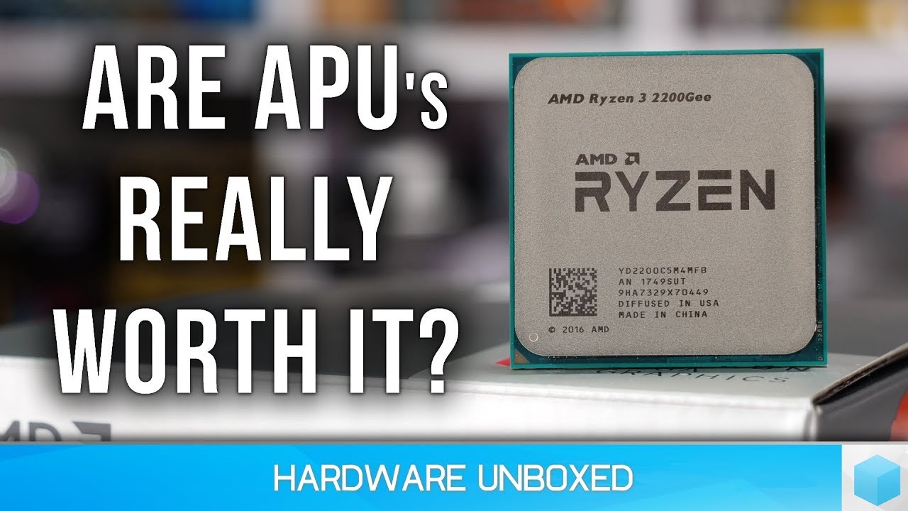 Ryzen 2200G & 2400G vs. Core i3-8100 with Second Hand Graphics Cards