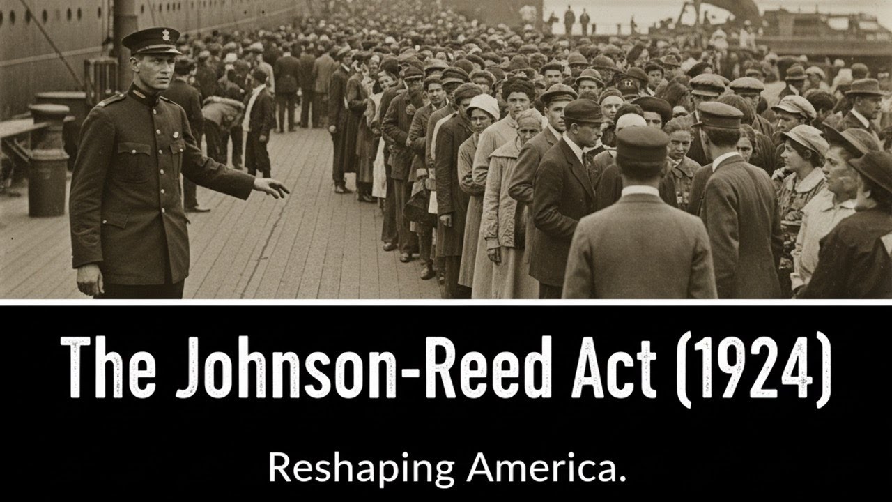The Johnson-Reed Act (1924): National Quotas, Eugenics, and the Asian Immigration Ban