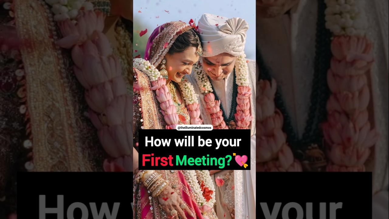 How will be your First Meeting with your Future Spouse😍&hearts;️ Check the pinned comment👇#tarot #psychic