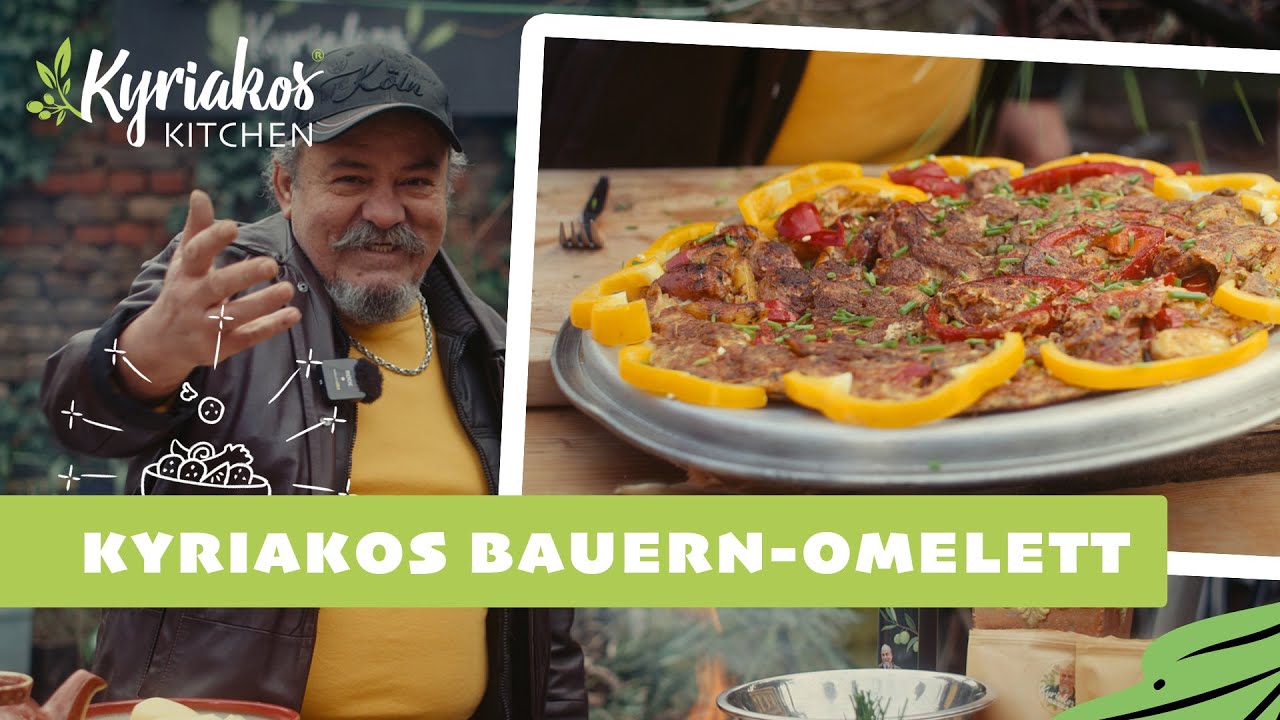 Schnelles griechisches Bauern Frühstücks-Omelett | Kyriakos Kitchen