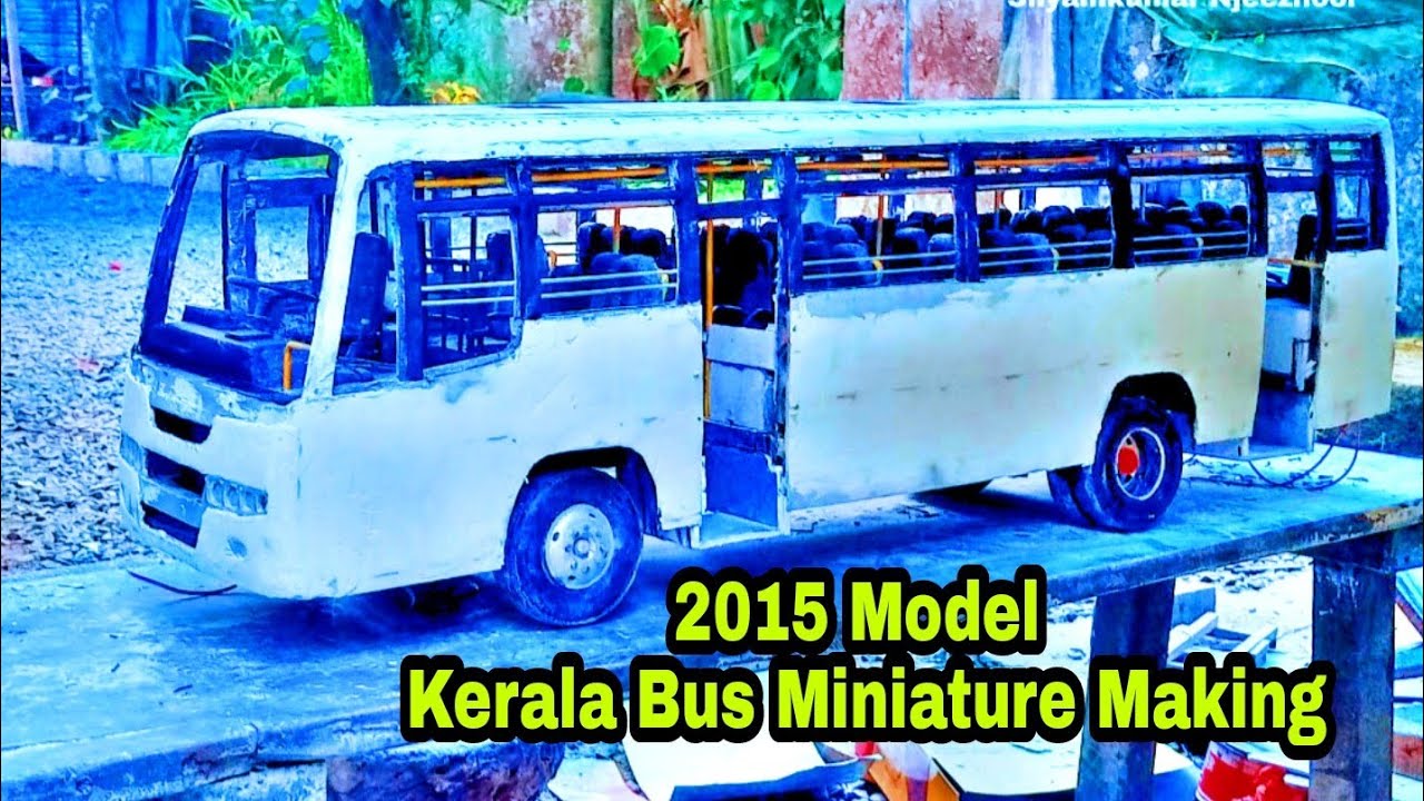 KONDODY KERALA BUS MINIATURE MODEL
