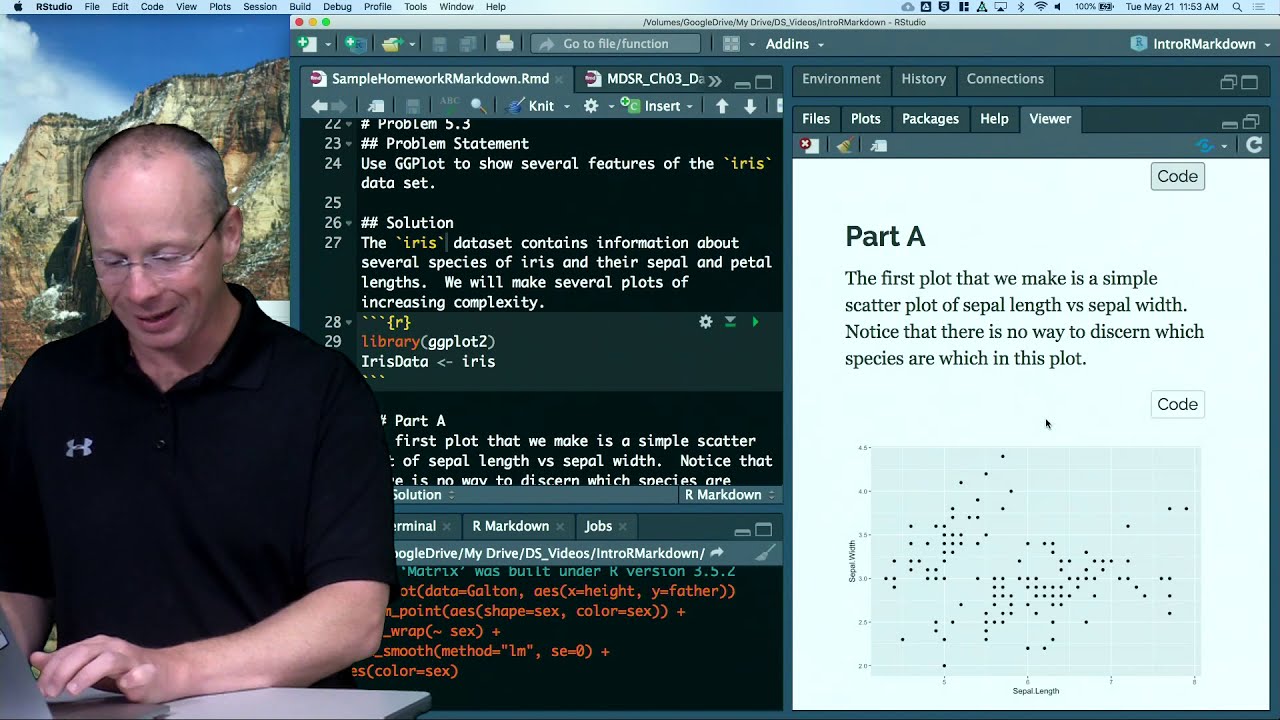 Introduction to R Markdown | Part 4 - A typical homework assignment