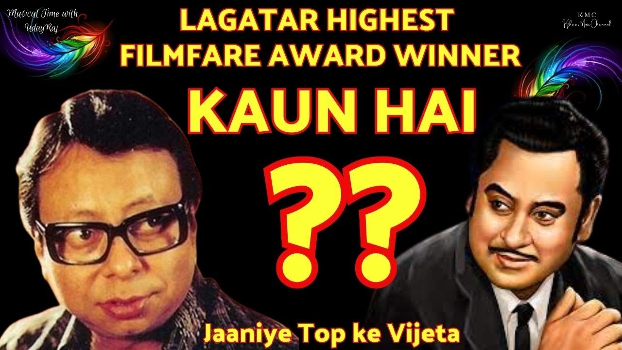 Highest Filmfare Awards Winners | #arrahman #kishorekumar #filmfareawards