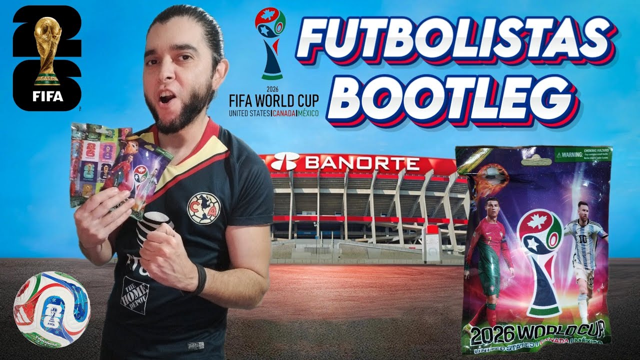 Figuras De Futbolistas ⚽ Bootleg mundial 2026 🏟️ Sobres Sorpresa #fifa #cr7 #messi 