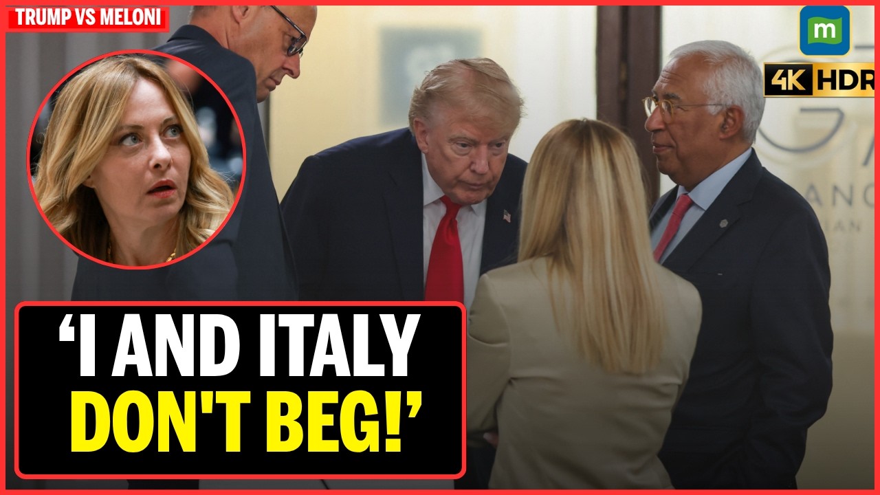 LIVE: 'ITALY AND I DO NOT BEG', Meloni UNLEASHES Savage Video Reply To Trump | Meloni Vs Trump