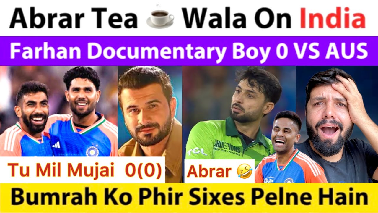 Abrar Ahmed Warned India 🇮🇳 Before 15 Feb In T20 WC 2026 | Farhan Flop & Want Sixes To Bumrah
