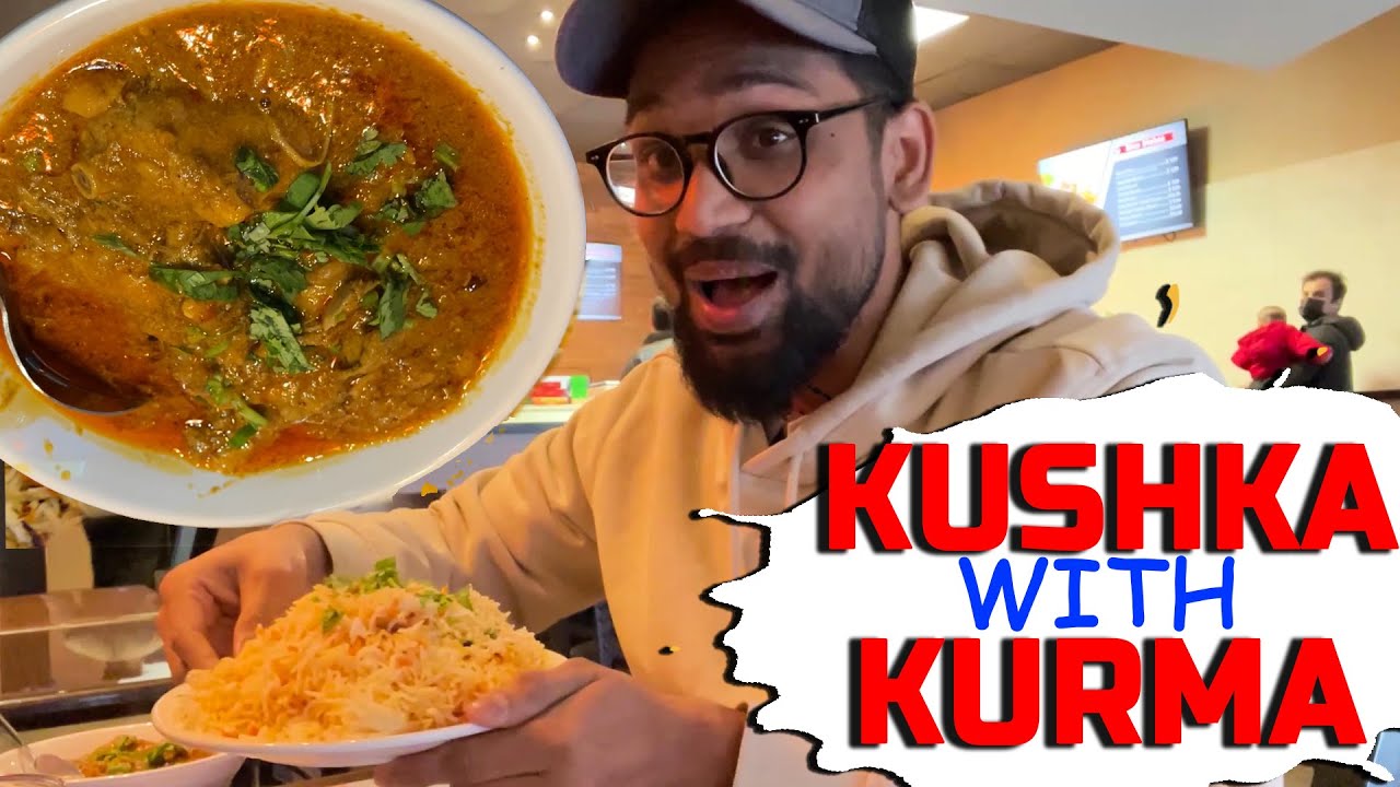 kushka with kurma | Trying Pakistani Restaurant in Canada |Lunch time in food time|ChennaisCanadian