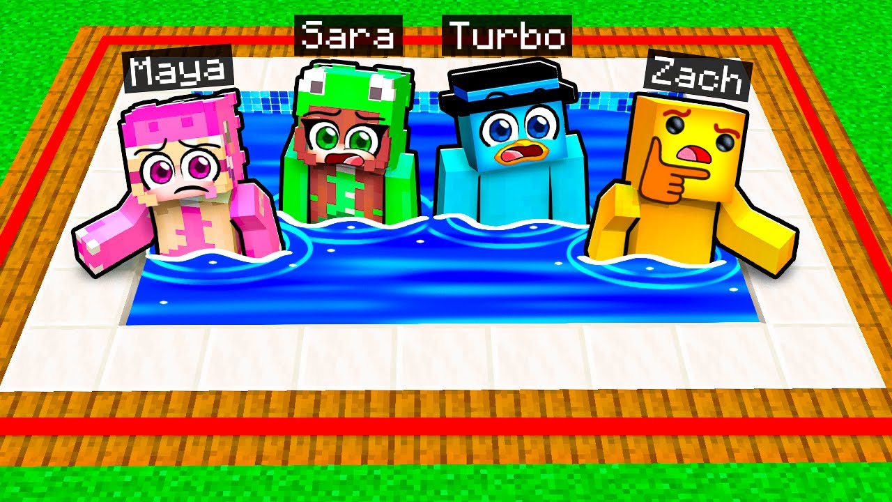 El ÚLTIMO en Salir de LA PISCINA Gana $100.000 en Minecraft!