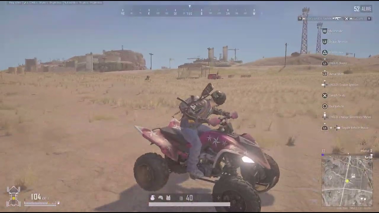 PUBG: 1vs1 4 wheeler battle lol