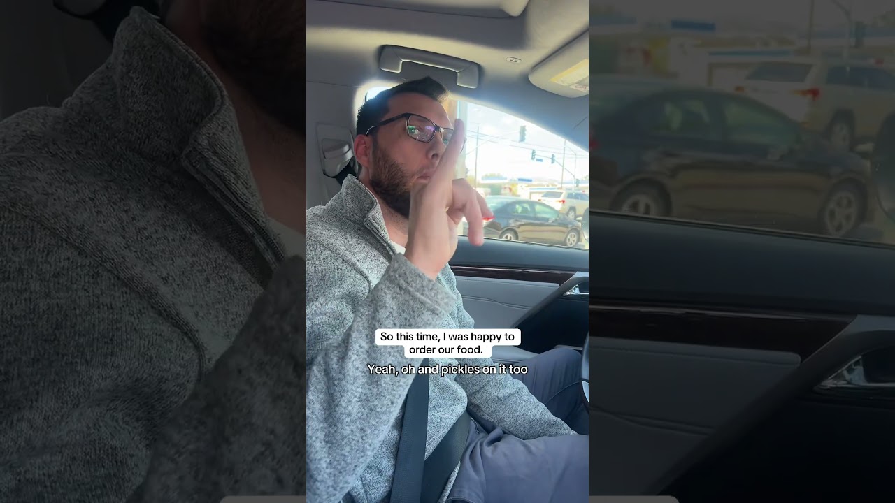 Deaf person goes through drive-thru