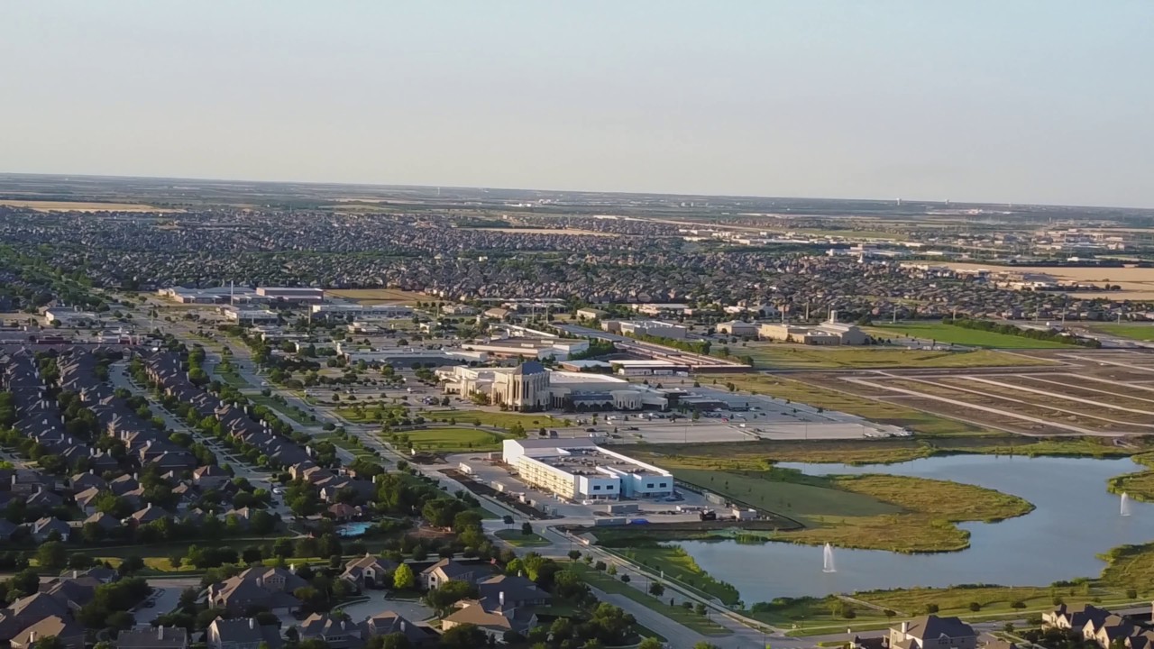 Frisco Texas Drone Flight and Ariel View
